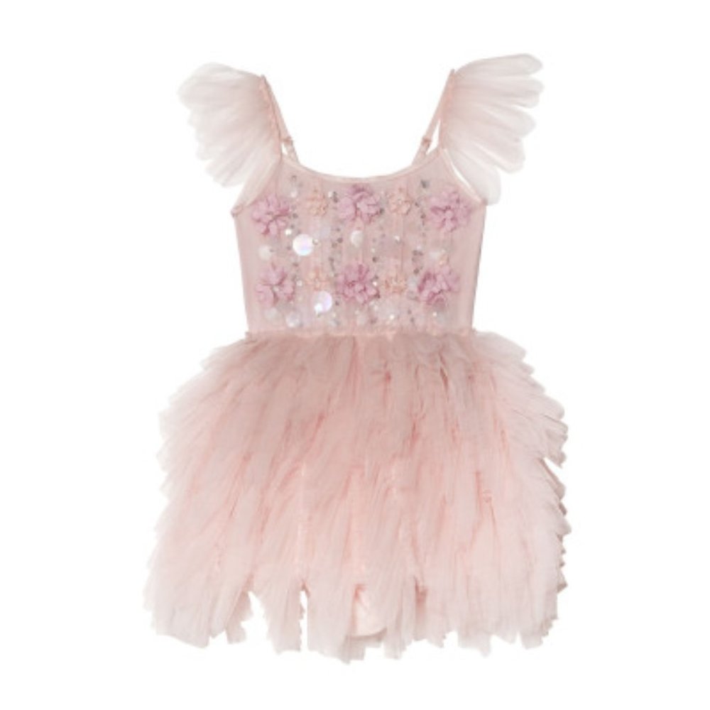 Tutu Du Monde Girl's Bebe Savannah Floral Embellished Tutu Dress
